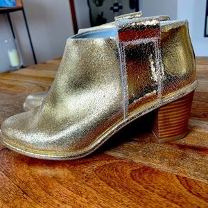 miista Gold Leaf heeled ankle boots